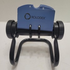 Rolodex Rotary Card File Organizer A-Z Index Vintage Desk Office