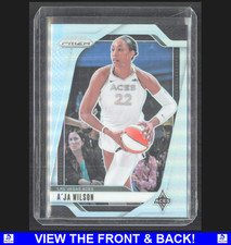 A'ja Wilson 2024 Panini Prizm WNBA True Silver Prizm MVP Las Vegas Aces 86