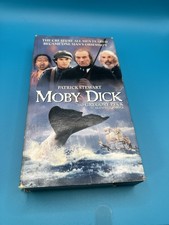 Moby Dick VHS Patrick Stewart Gregory Peck 1998 (USED