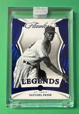 2025 PANINI FLAWLESS SATCHEL PAIGE LEGENDS SAPPHIRE 13/15 BROWNS