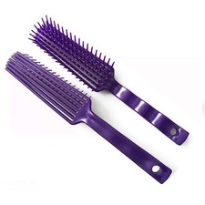 SXYH 2pcs Horse Pet Detangler Plastic Comb for Long Tail Mane Medium, Purple 