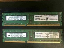 Lot 2  Micron 1GB MT8JTF12864AZ-1G1F1 DDR3 1Rx8 PC3-8500U-7-10-A0 non-ECC RAM