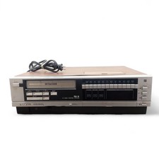 Vintage Sanyo VCR 4500 Betamax Video Recorder VCR Beta FOR PARTS REPAIR ONLY