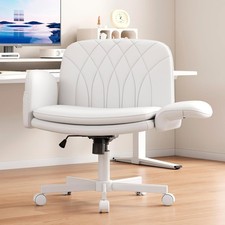 Criss Cross Chair with Armrests Wheels for Cross-Legd Sitting