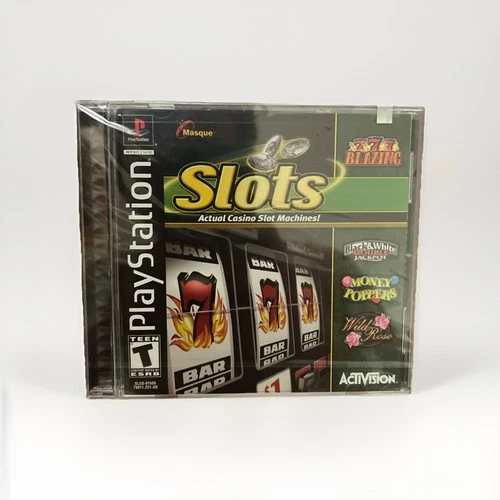 PS1 Playstation 1 Slots Actual Casino Slot Machines Activision, New, Sealed VGC