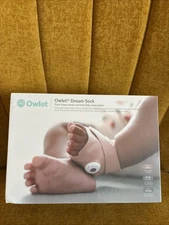 Owlet Dream Sock FDA-Cleared Smart Baby Monitor Track Live Pulse Rate - Rose™