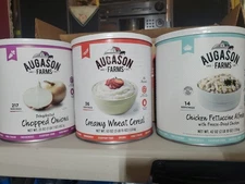 3  Mountain House/Augason Farms Freeze Dried Food #10 Emergency Camping  Lot #89