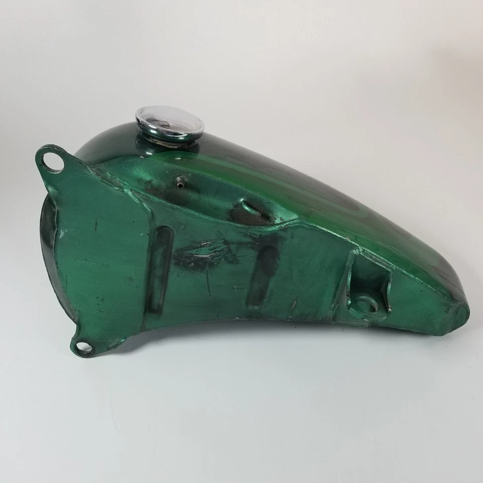 Harley-Davidson Softail Fat Boy 84-99 lado derecho tanque de gasolina dividido Evo 4,2 galones Foto 3 de 4