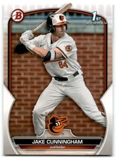 2023 Bowman Draft Jake Cunningham Rookie Baltimore Orioles #BD-198