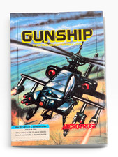 Gunship The Attack Helicopter Simulation IBM PC XT AT Vintage Big Box PC Game image