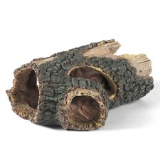 Aquarium Wood Fish Tank Decorations Resin Fake Logs Terrarium D Cor, Reptile ...