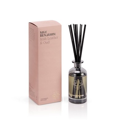 Irish Leather and Oud Luxury Diffuser   Max Benjamin