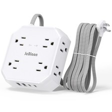 Power Strip Surge Protector - 8 Outlets with 4 USB 2 USB C Charging Ports,J...