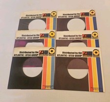 45 RPM 7" RECORD SLEEVES CO. SLEEVE 6 PACK SEE PHOTOS Atlantic/ATCO SLV354 