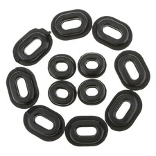12Pcs Motorcycle Rubber Side Cover Grommets Replacement Gasket Fairings for6600