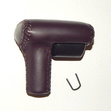 92-95 Cadillac Eldorado Seville Bordeaux Red Leather Shift Knob Shifter Handle