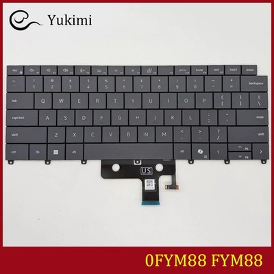 0FYM88 FOR DELL Pro Max 14 Premium FYM88 Black US English Backlight  Keyboard
