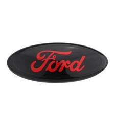 Ford Grille Or Tailgate Red On Black Emblem - 9 Logo For F150 F250 F350