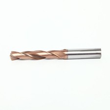 1Pcs 3D Coolant Thru TiCN Coated HRC65 Drill Bit 8.1-20mm Solid Carbide 2-Flute
