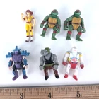 Vintage TMNT Mini Mutant Playset Figure Lot Krang Android Body Shredder April