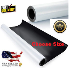 Blank Magnet Sheet Roll Choose Size Printable White Vinyl Flexible 0.30Mil