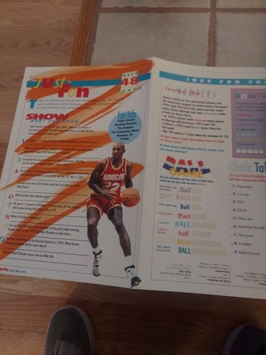 Clyde Drexler Poster Pages 1995 Oddball Item - Picture 2 of 2