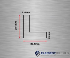 Aluminium Equal Angle Profile Bar – 15x1.5–50x3mm – Mill Finish – 6063-T6 Alloy
