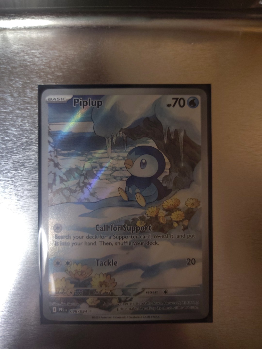 Piplup - Phantasmal Flames 98/94 Illustration Rare - Mint, Pack Fresh - Pokemon