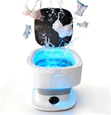 Compact 15L Mini Washing Machine with 3 Modes for Delicates and Baby Clothes