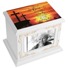 Memorial Cremation Urns for Ashes - Adult Male or Female, with Photo Frame, W...