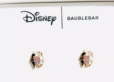 Disney X Baublebar Villain Cruella De Vil Pave Stud Earrings