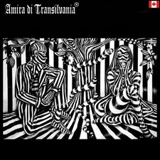 pop art painting contemporary surrealism graphic modern decor adam eve paradise