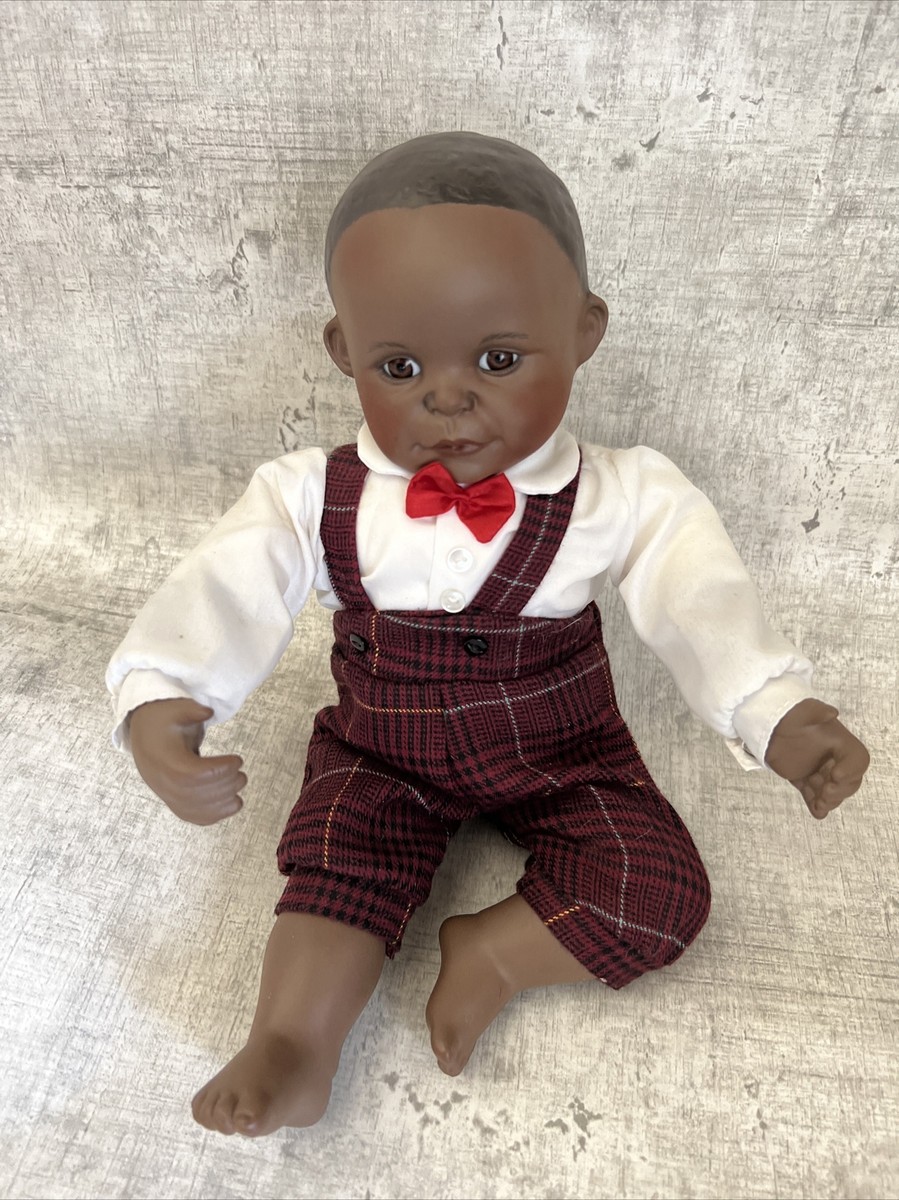Original Porcelain African American Boy Doll 