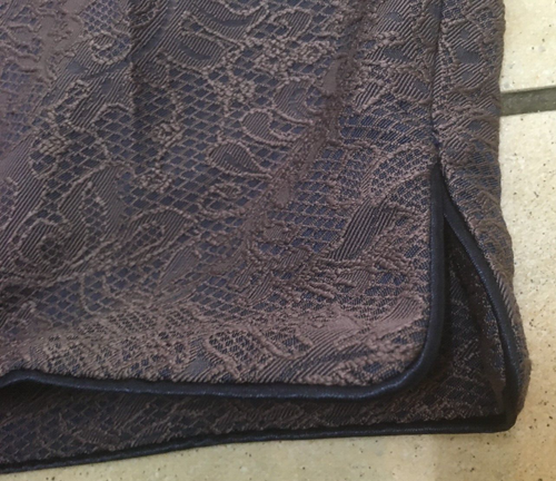 Boden Jacquard Lace Trousers Pants Capri Petite Size 8 or 12 Uk NEW Grey/Purple - Picture 12 of 15