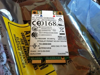 Lenovo UMTS ThinkPad Gobi 2000 Broadband 3G Option, 78Y1399 / 60Y3263 / 60Y3183
