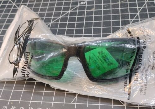 Bullhead Green LED Blocker Grow Room Lens BH26619 Safety Glasses - Picture 1 of 2