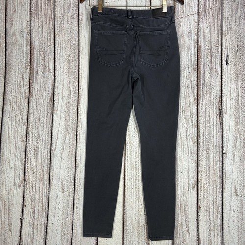 Jeans American Eagle donna taglia 4 corto grigio sogno hi rise leggings elasticizzato - Foto 20 di 24