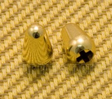 SK-0710-002 2 Gold Plastic Switch Tips for Strat Guitar