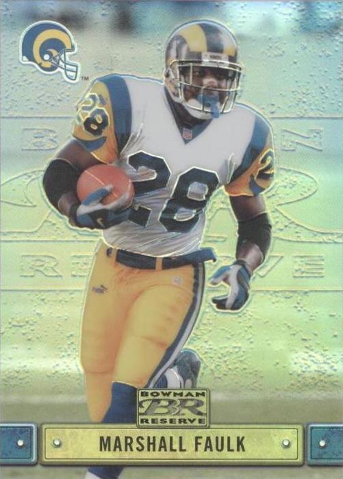2000 Bowman Reserve Marshall Faulk #26 - 1 of 2