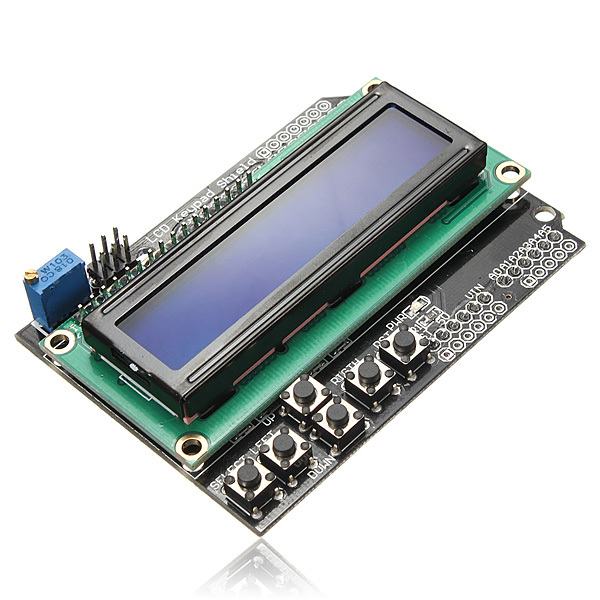 1602 LCD Board Blue Backlight Keypad Shield for Arduino Robot Expansion Board