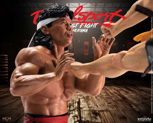 PRESALE COUPON €369,00 Infinite Statue BLOODSPORT Van Damme LAST FIGHT Diorama - Picture 5 of 9