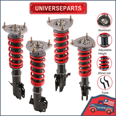 Set of 4 Coilover Shock Struts for 02-07 Subaru Impreza 2.5RS WRX 03-08 Forester