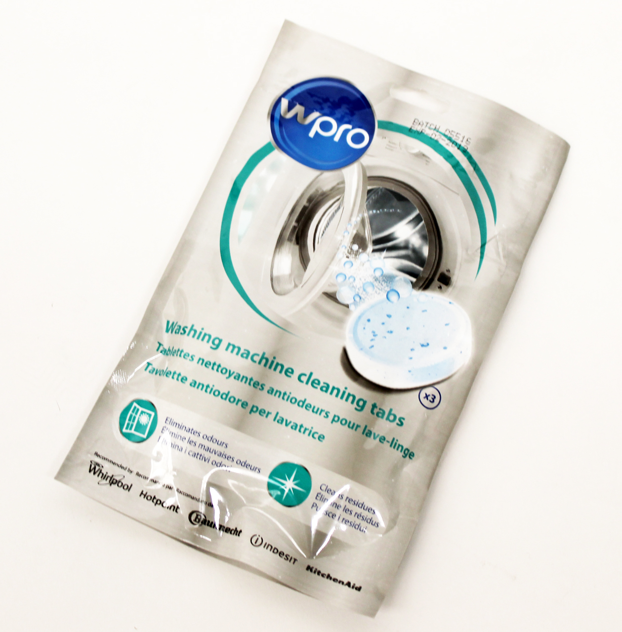 WPro Washing Machine Cleaning Tablets Washer Dryer Odour Mould Mildrew