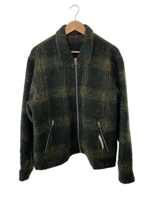 STUSSY 23AW MOHAIR CLUB JACKET JACKET L WOOL GRN CHECK 115731 | eBay 