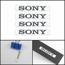 SONY logo Badge Sticker Decal 39mm 1.53" X7mm 0.27"