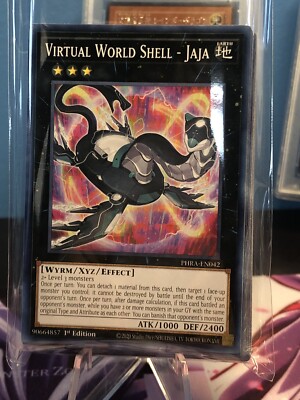 YUGIOH VIRTUAL WORLD SHELL - JAJA  x3 - COMMON 1st EDITION MINT Phantom Rage 