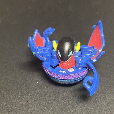 Bakugan Aquos Preyas Angelo Diablo Blue Double Sided 500