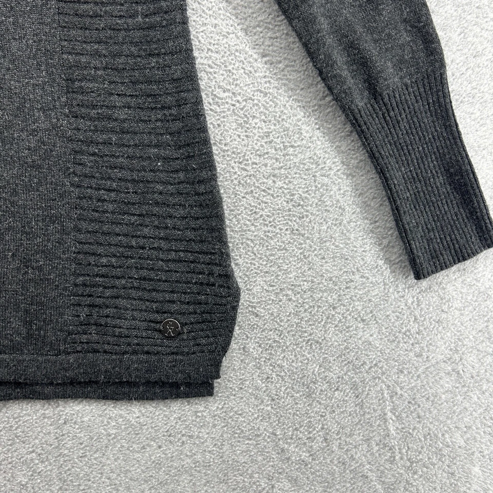 Suéter Royal Robbins Mujer Talla Pequeña Gris Túnica Con Capucha Lana Merino Foto 3 de 4