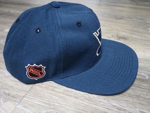 St Louis Blues Sports Specialties Hat vtg Snapback NOS NWT plain logo NHL Hockey - Picture 3 of 8