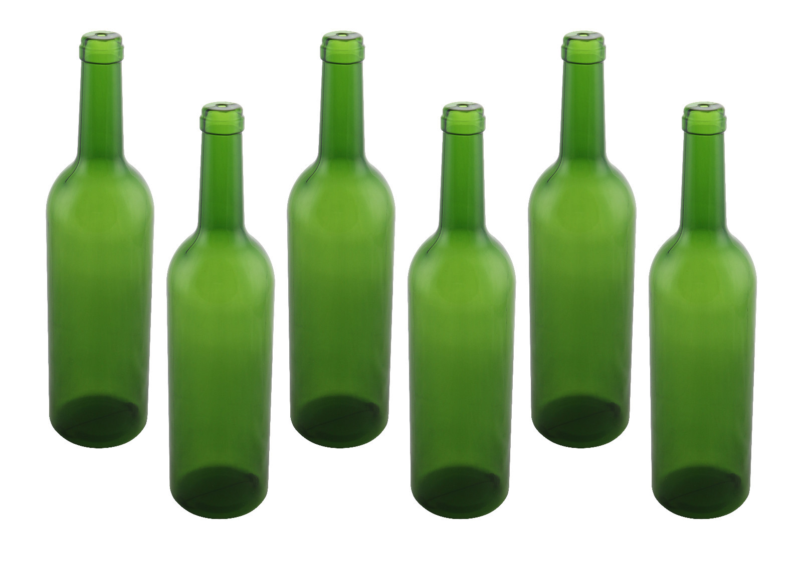 12" Tall Green Empty Display Pack Of 6